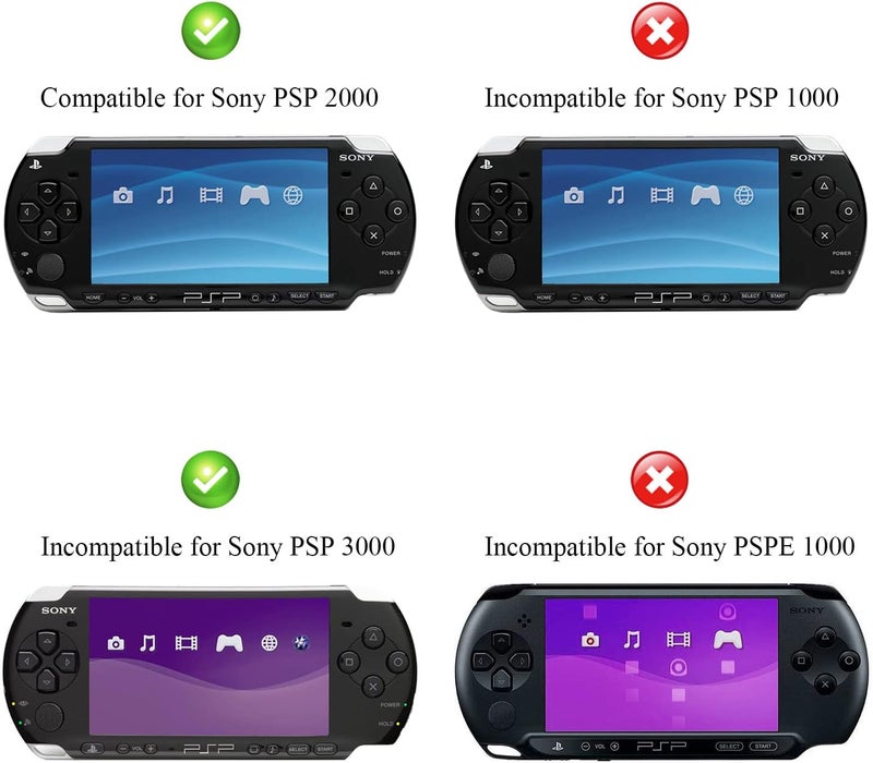 OSTENT Protector Clear Crystal Travel Carry Hard Cover Case Shell for Sony PSP 2000 3000 - Image 3